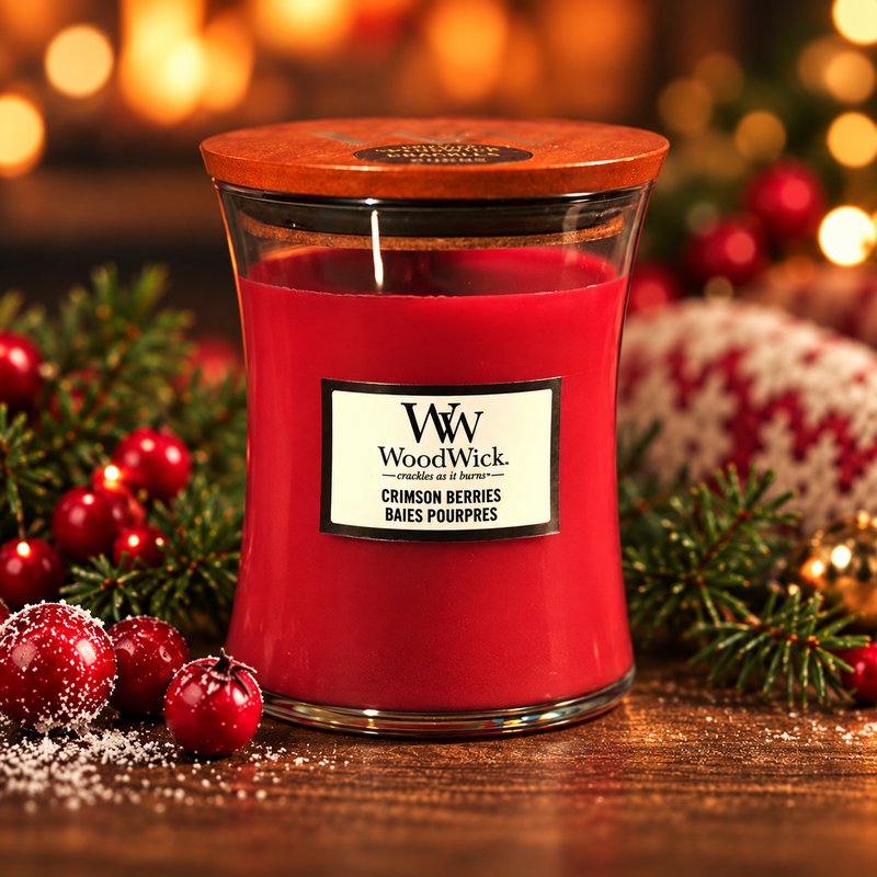 Svíčka WoodWick Crimson Berries